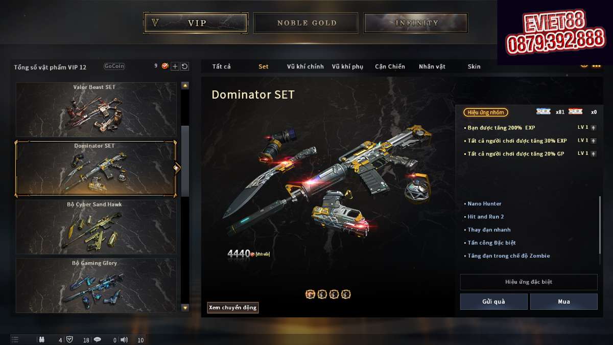 shop acc cf uy tin gia re